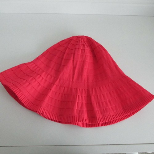 GYMBOREE Coral Orange Blooming Nautical Hat Medium 7-8 EC - Picture 1 of 3