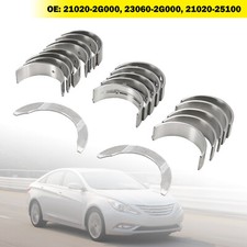 Main Rod Bearings & Engine Crankshaft For Hyundai Sonata 2.4L 21020-2G100