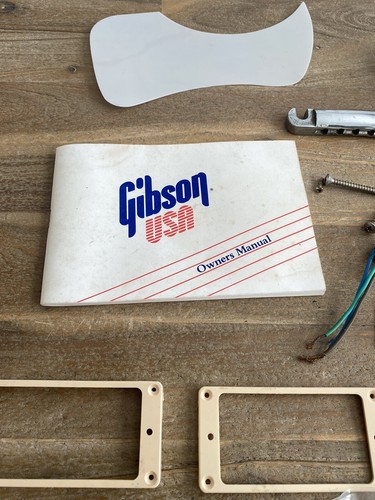 Vintage Guitar Parts Lot 1989 Gibson Owners Manual Les Paul Pickup Trim Pots +++ - Picture 2 of 15