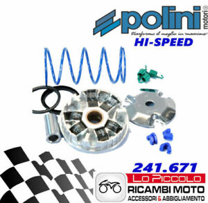 SPEED 6 RULLI MBK BOOSTER YAMAHA BWS VARIATORE POLINI COD 241.671 HI