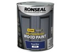 Ronseal - 10 Year Weatherproof Wood Paint Royal Blue Satin 750ml