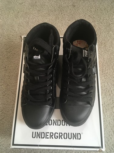 LONDON UNDERGROUND Womens black 5M Ankle Boots   - Picture 2 of 5