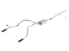 Borla S-Type Catback Exhaust Black Tip for 14-19 Silverado / Sierra 5.3L