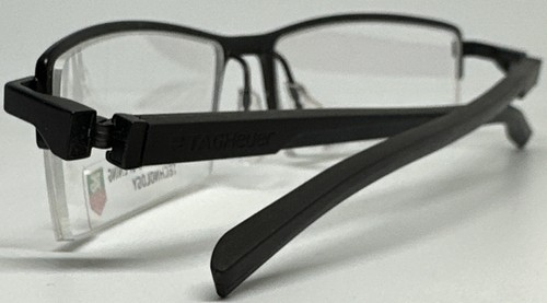 Original Tag Heuer TH 0821 Halbrand schwarz/braun Gestell Frankreich Brille OHNE ETUI - Bild 17 von 21