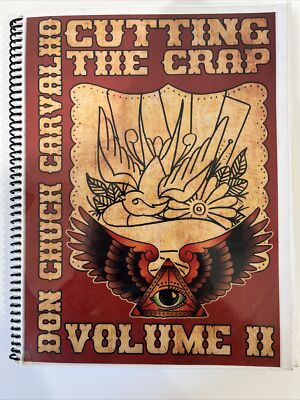 CUTTING THE CRAP V2 by DON CAVALHO (100 pages) Tattoo Sketch Design Flash Book