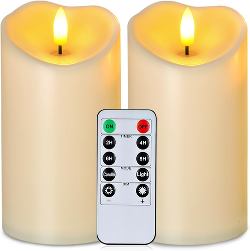 6”X3” Outdoor Waterproof Flameless Candles, LED Candles, Battery Operated Candle - Picture 8 of 12