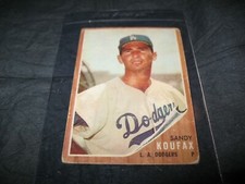 1962 Topps #5 Sandy Koufax ~Good~ Los Angeles Dodgers Hofer!!