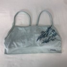 PATAGONIA - WOMEN'S MEDIUM - LIGHT BLUE FLORAL SPORTS YOGA BRA