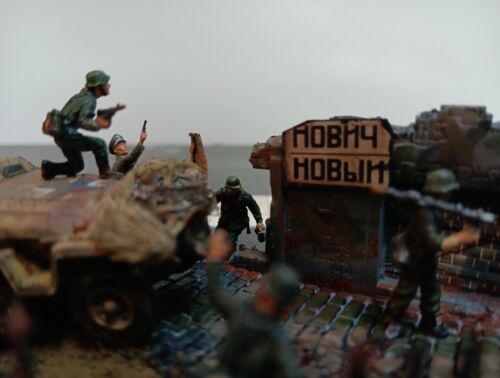 Stalingrad'42'4th.Pz.Div~☠️/Sdkfz.251/2,(C),PAK-40.ATG,mit 15×Figs.Russia/Sep - Picture 9 of 12