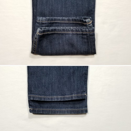 Hudson Women Size 28 Blue Collin Skinny Jeans Flap Pockets Dark Wash Low Rise - Picture 4 of 10
