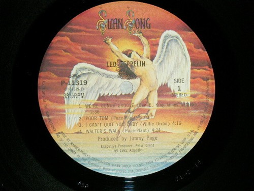 LED ZEPPELIN Japan 1982 P-11319 NM LP CODA - Foto 10 di 11