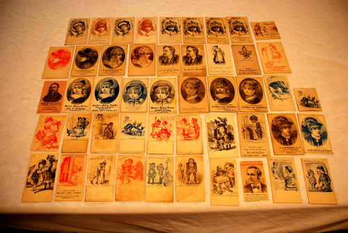 38th Victorian Trade 48 Cards vintage Advertising-Joke Humor President Bitters - Imagen 1 de 24