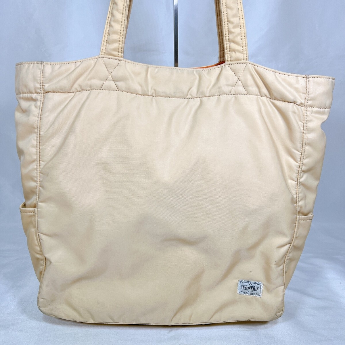 YOSHIDA PORTER Tote Bag beige Unisex W:14in H:14in D:5in | eBay