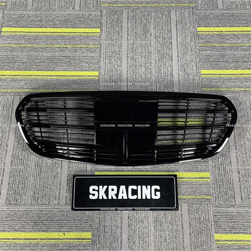 For 2021-2024 Mercedes-Benz W223 S500 S580 Front Bumper Grille Gloss Black Grill - Picture 11 of 23