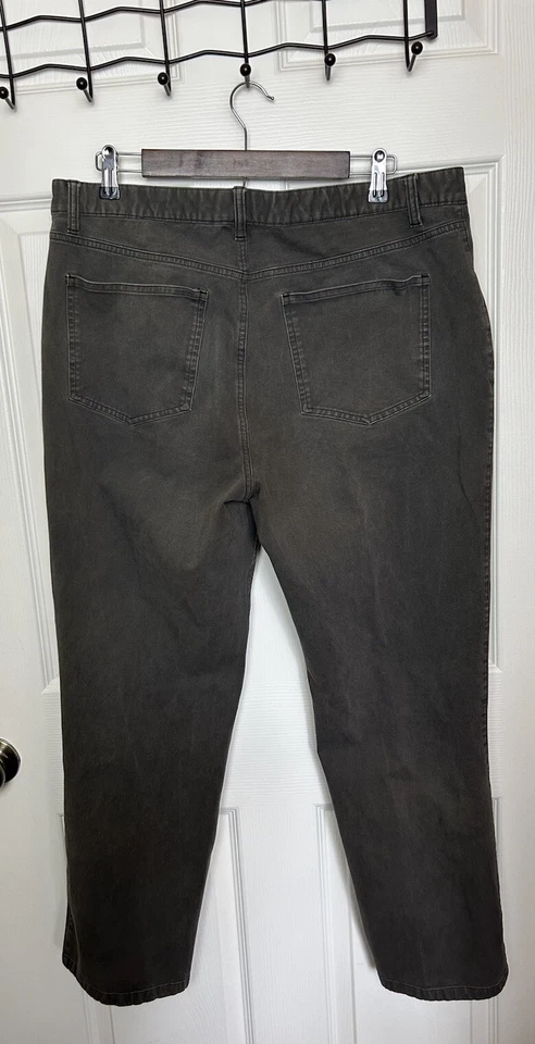 Pantalones Roundtree & Yorke para hombre 38 x 32 color oliva algodón/spandex Foto 2 de 3