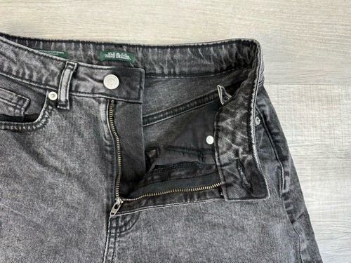 Wild Fable Super High Rise Rolled Cuff Shorts Black Denim 0/R (Actual 24X1) - Picture 8 of 15