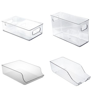 Kühlschrank Organizer Lebensmittelkorb Aufbewahrungsbox Transparent