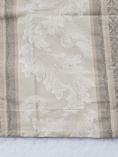 1 Springs Pillow Sham King Damask Cream Tan made USA vintage - Picture 4 of 10