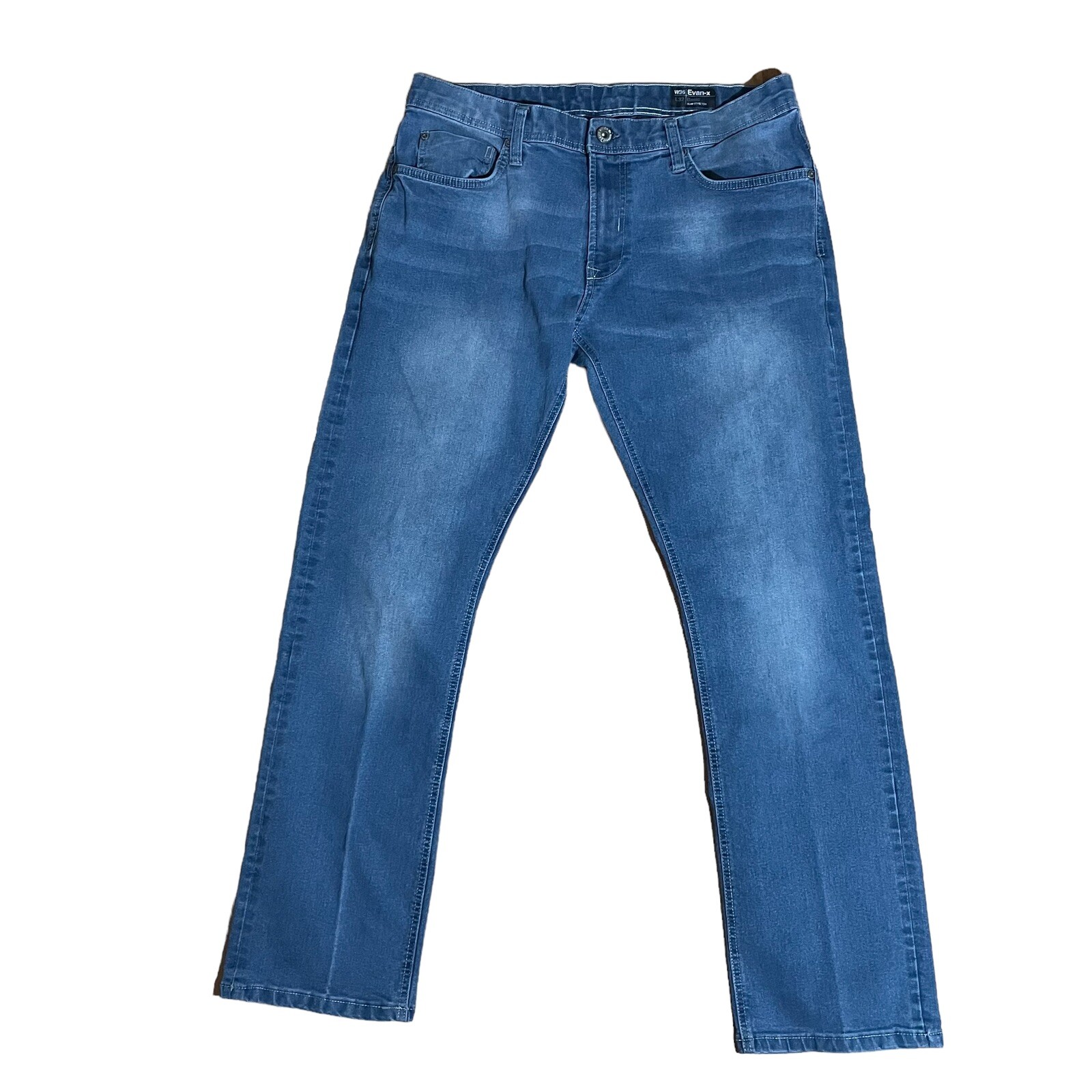 Evan X Basic Slim Stretch Evan X Denim Men S Slim Straight Leg
