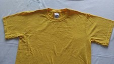 JERZEES Yellow Unisex Junior T-Shirt Sz L 14-16