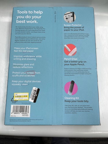 Paperlike 2 Pk for Apple iPad Pro 11" & iPad Air 10.9” Sealed - Picture 2 of 4