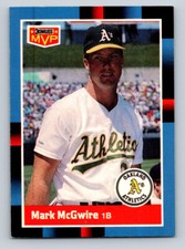 Mark Mcgwire 1987 Leaf Donruss MVP Card No. BC-23