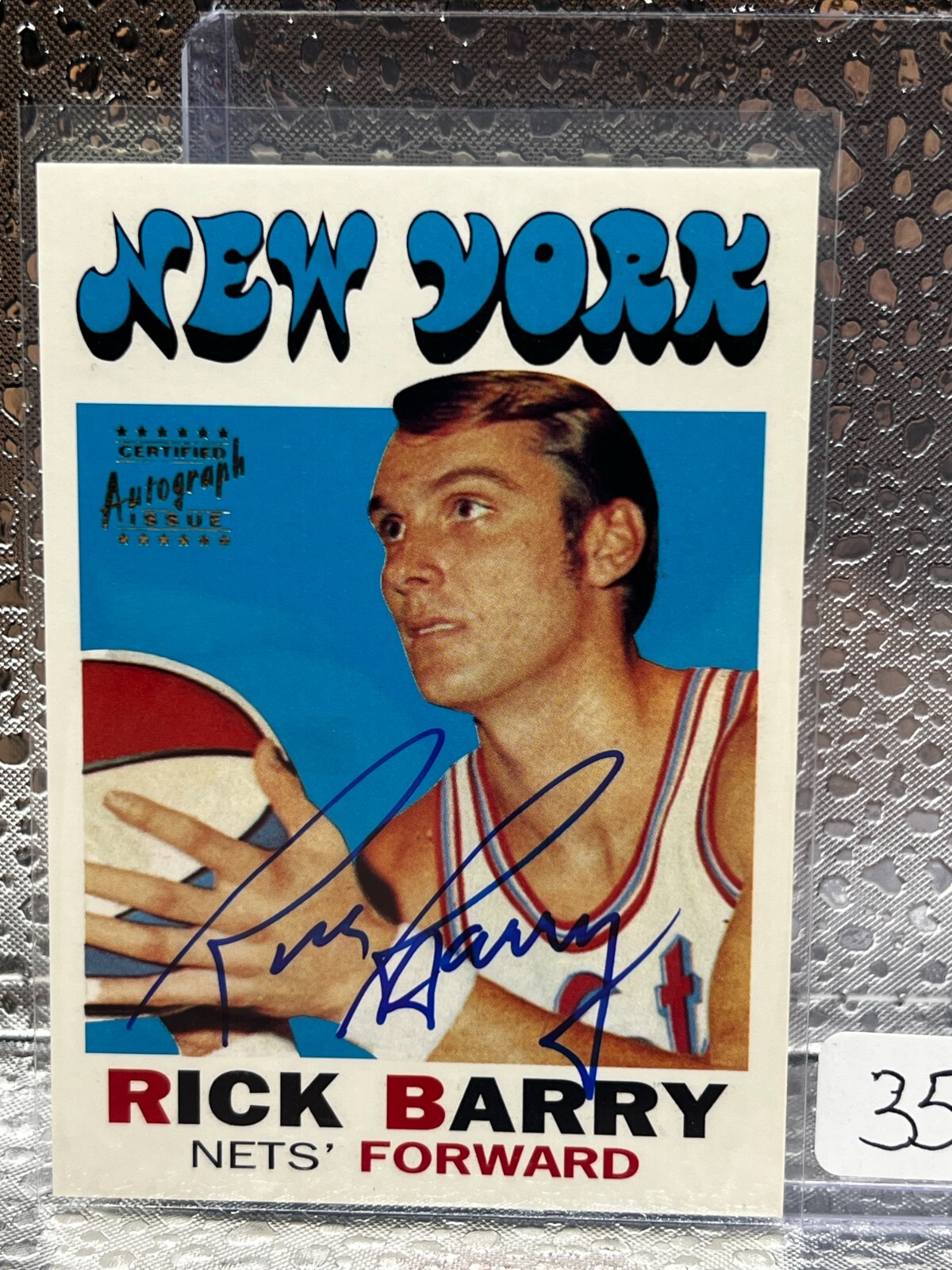 1996 Topps Stars - Reprints Autographs Rick Barry #5 - Autographed - NM