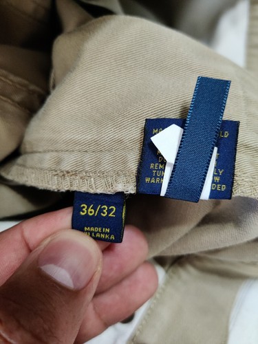 Vtg Men's Polo Ralph Lauren 36x32 Pants Beige Chino Khaki RL67 - Picture 5 of 14