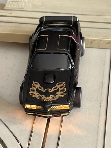 Custom LIGHTED Reconditioned Tyco US1 Electric Trucking Black Trans-Am
