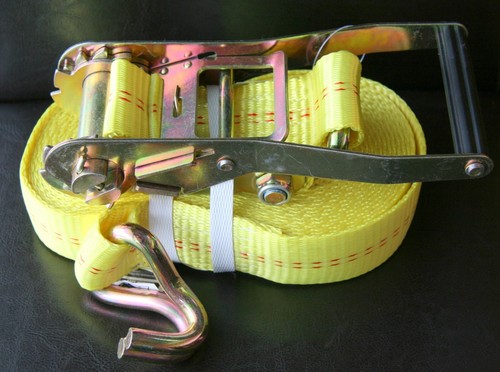 SmartStraps Double J-Hook Ratchet Tie Down - 27ft x 2in 3,333 Lb Work Load - Picture 1 of 6
