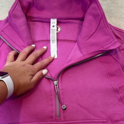 Lululemon Scuba Hoodie Size XL/XXL NWT Pink Pow Tone Oversized Funnel Neck Rare - Picture 3 of 7