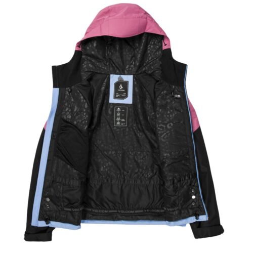 Volcom Agate Insulated Women's Winter Jacket, Crystal Blue, Small - Picture 3 of 7