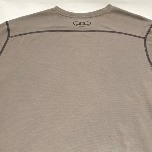 Under Armour Long Sleeve Thermal Men's Large Green Outdoors Moose Logo Knit Tee - Picture 4 of 9