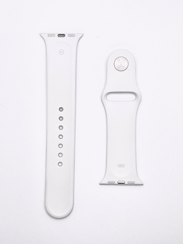 OEM Apple Watch 5 4 3 2 1 Sportarmband 38mm 40mm 41mm M/L - Weiß - Bild 2 von 4