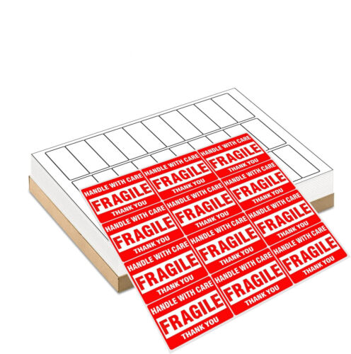 Adesivi 1"x2-5/8" 30 UP etichette postali indirizzo spedizione - stampante laser a getto d'inchiostro - Foto 11 di 18