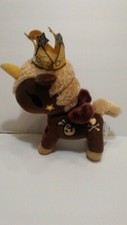 2 -TOKIDOKI Prima Donna Unicorn With Golden Crown  Zamba Unicorno