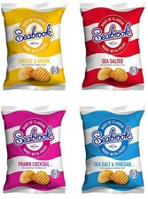 Seabrook Crisps Crinkle Cut – 5 Flavours of Your Choice (32 x 31.8g) FREE UK P&P