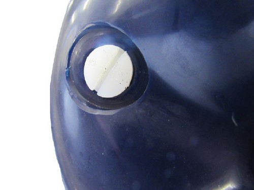 Boya Guardabarros Barco Inflable Azul (26CM x 71CM Castro Vela Doble Ojo) - Imagen 5 de 5