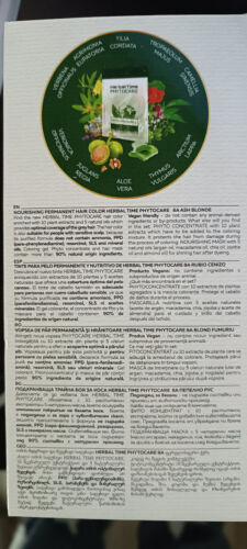 Tinte para el cabello natural vegano color de cabello permanente nutritivo HERBAL TIME PHYTOCARE - Imagen 3 de 25