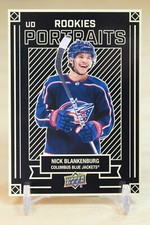 2022-23 Upper Deck UD Portraits Rookies #P-42 Nick Blankenburg - Columbus