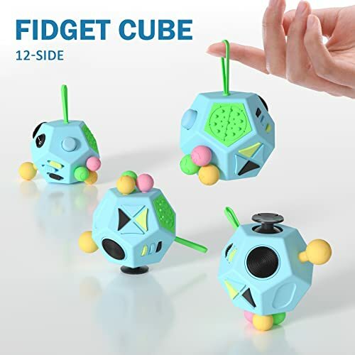 Blue Sky Fidget Dodecagon Cube Relieves Stress Anxiety Anti Depression For Sale Online Ebay