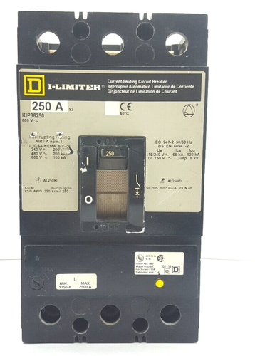 SQUARE D KIP36250 250 AMPS 3 POLE 600V CIRCUIT BREAKER / TESTED OK - Picture 2 of 15