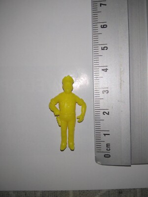 Tim und Struppi Figur 3 cm - Dunkin - STENVAL 1971 - Allan - gelb