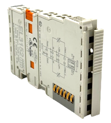 BECKHOFF EL3152 ETHERCAT TERMINAL 2-CHANNEL ANALOG INPUT MODULE - Picture 7 of 12