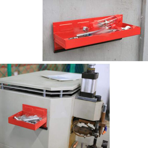 Magnetic Shelf 4-Pcs Set - Red Tool Trays - Metal Tool Box with Strong Magnets - - Picture 8 of 12