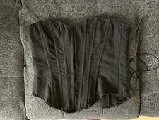 plt shape hook and eye corset strapless lace up