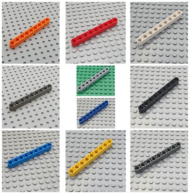 LEGO  6x Technic Liftarm Pin Brick 1x9 - 40490 -  versch. Farben