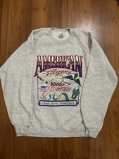 VINTAGE 1991 AMERICA FLAGS SWEATSHIRT SIZE XXL