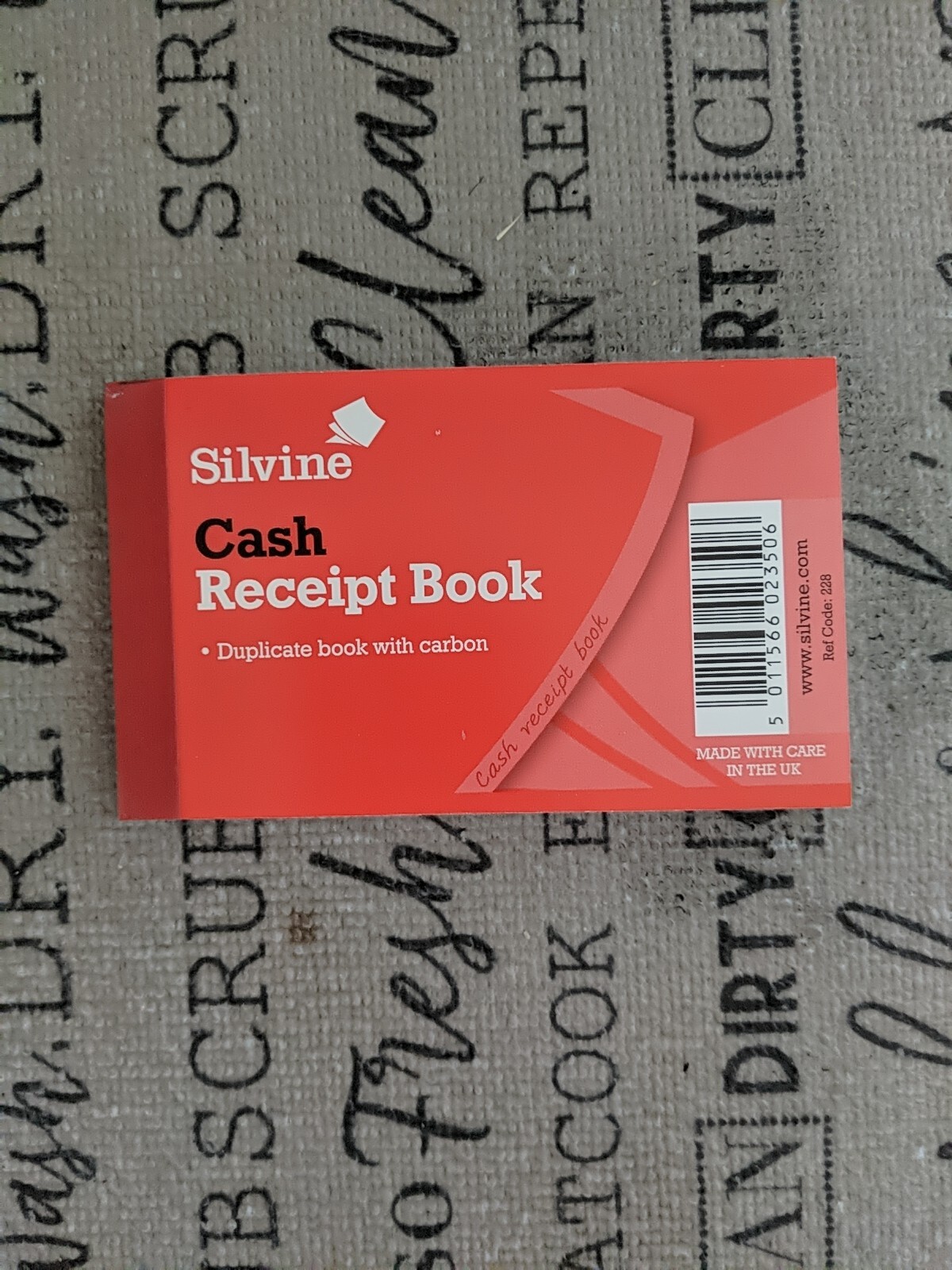 Silvine Duplicate Cash Receipt Book With Carbon Copy Of Written Receipts
