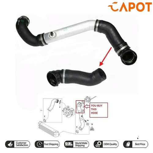 Para BMW X3 E83 2.0 diésel, tubo de manguera turbo intercooler, 11613401557, 11613450222 - Imagen 3 de 5